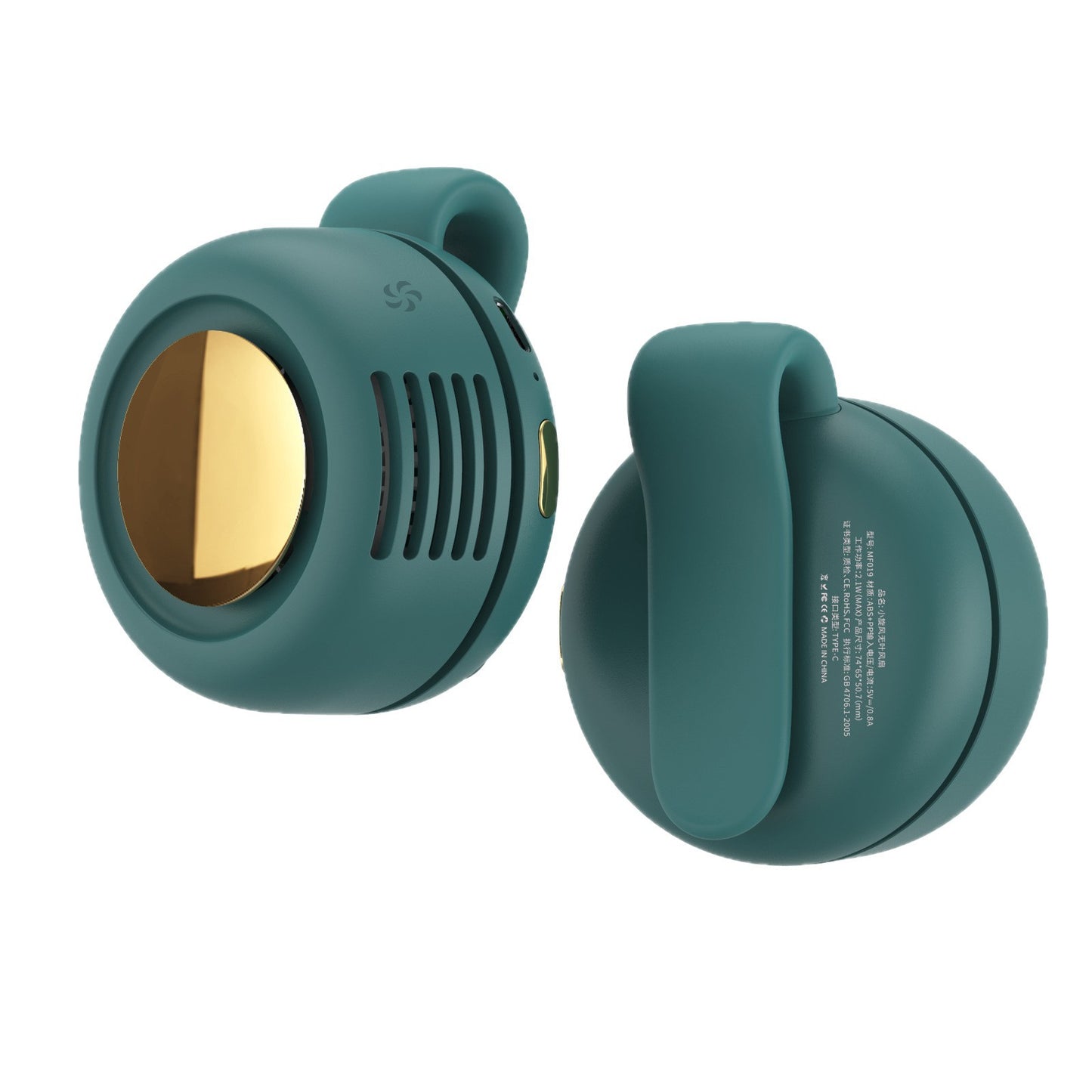 Cyclone Bladeless Wearable Fan - 360° Adjustable Portable Personal Fan